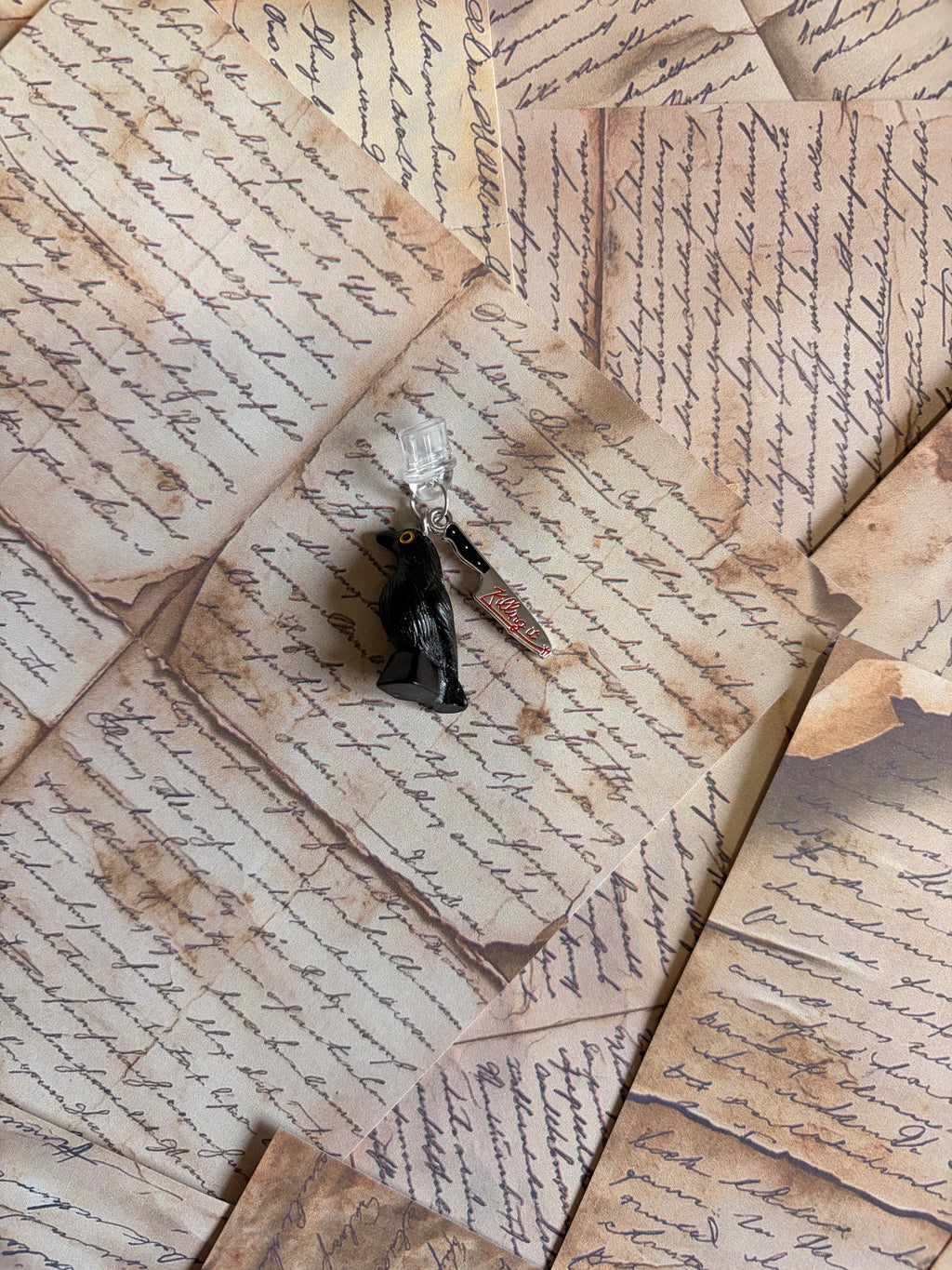 Butcher and Blackbird Kindle Charm