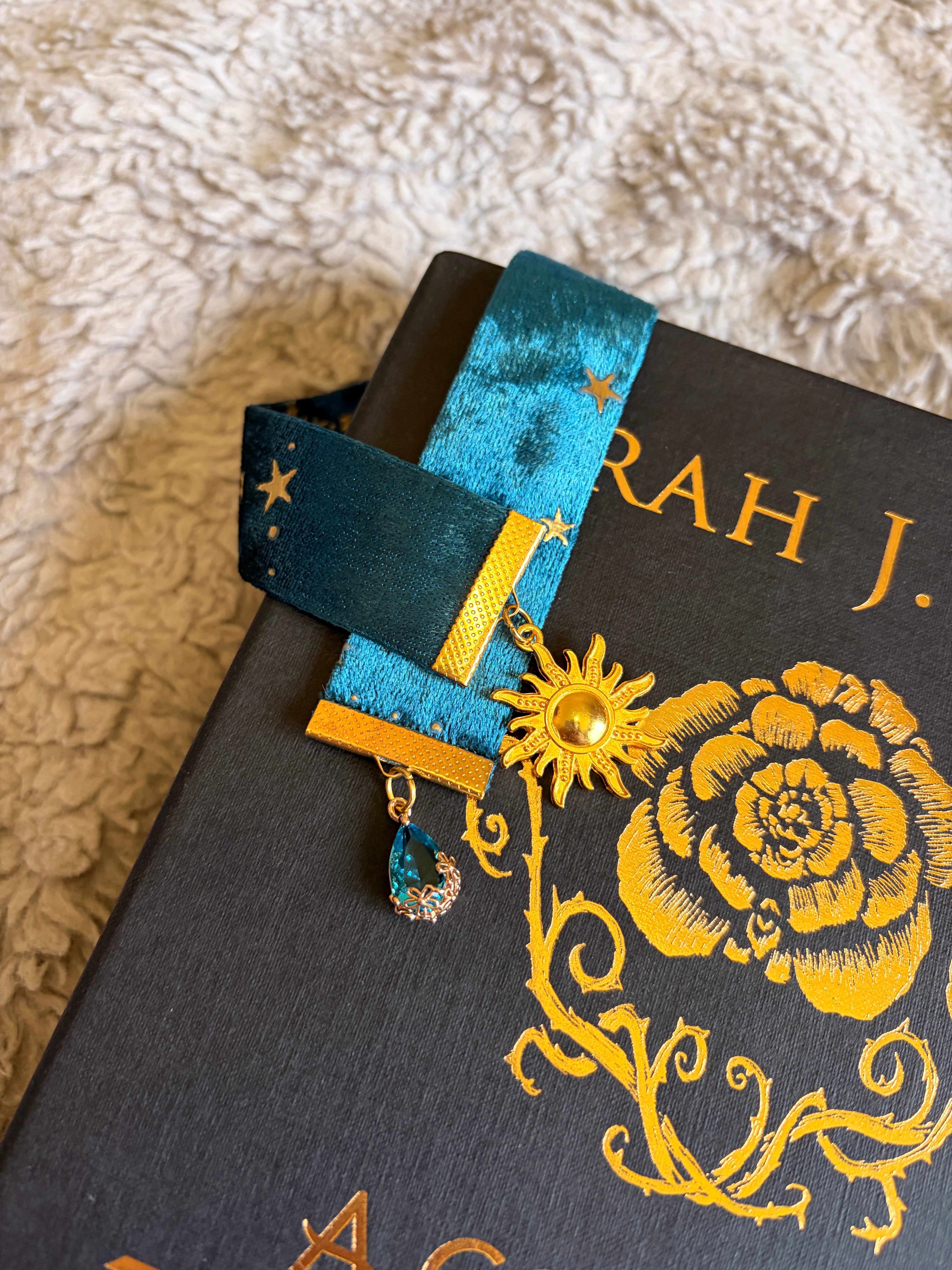 ACOTAR Summer Court Velvet Bookmark
