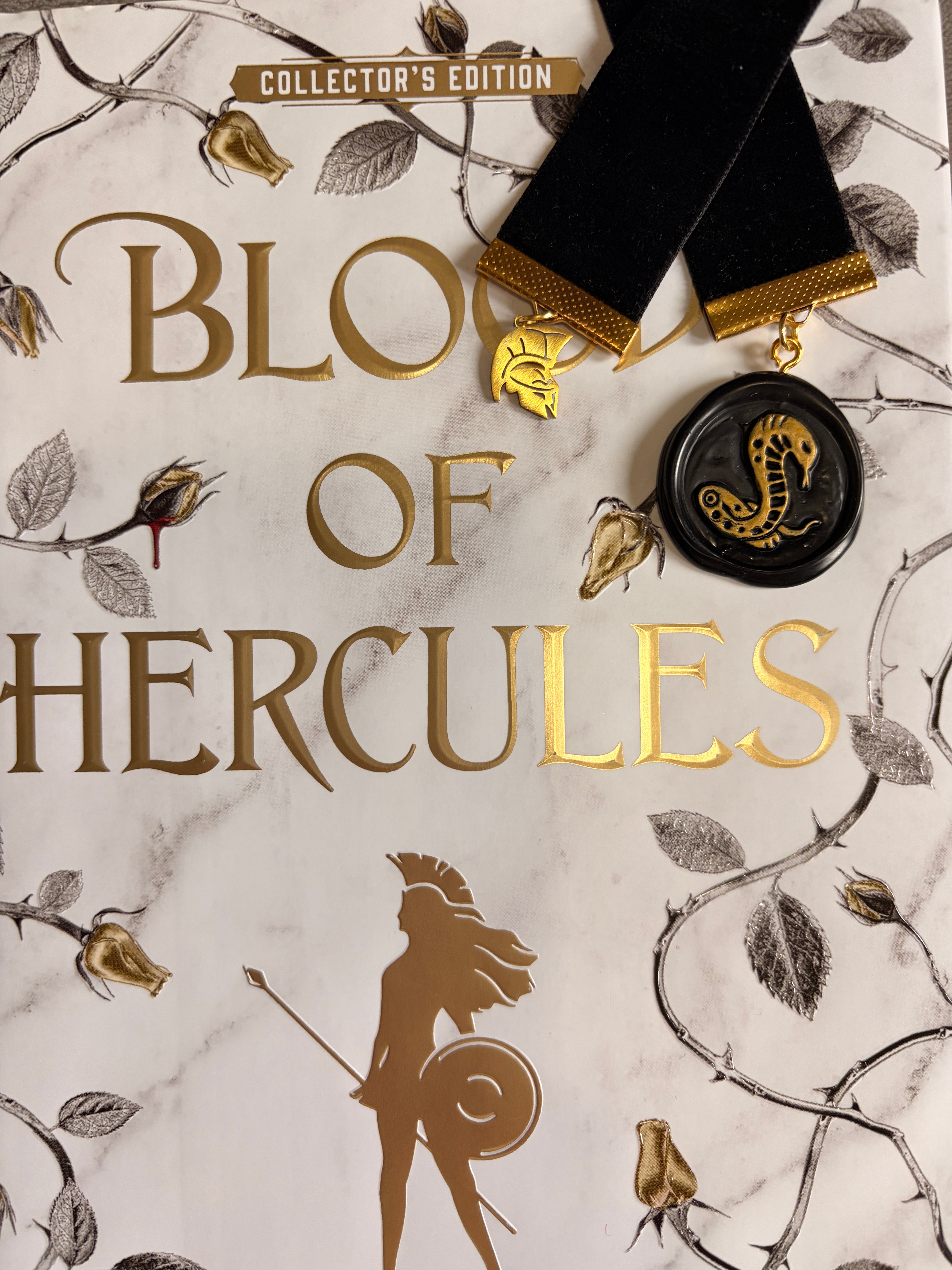 Blood of Hercules Velvet Bookmark