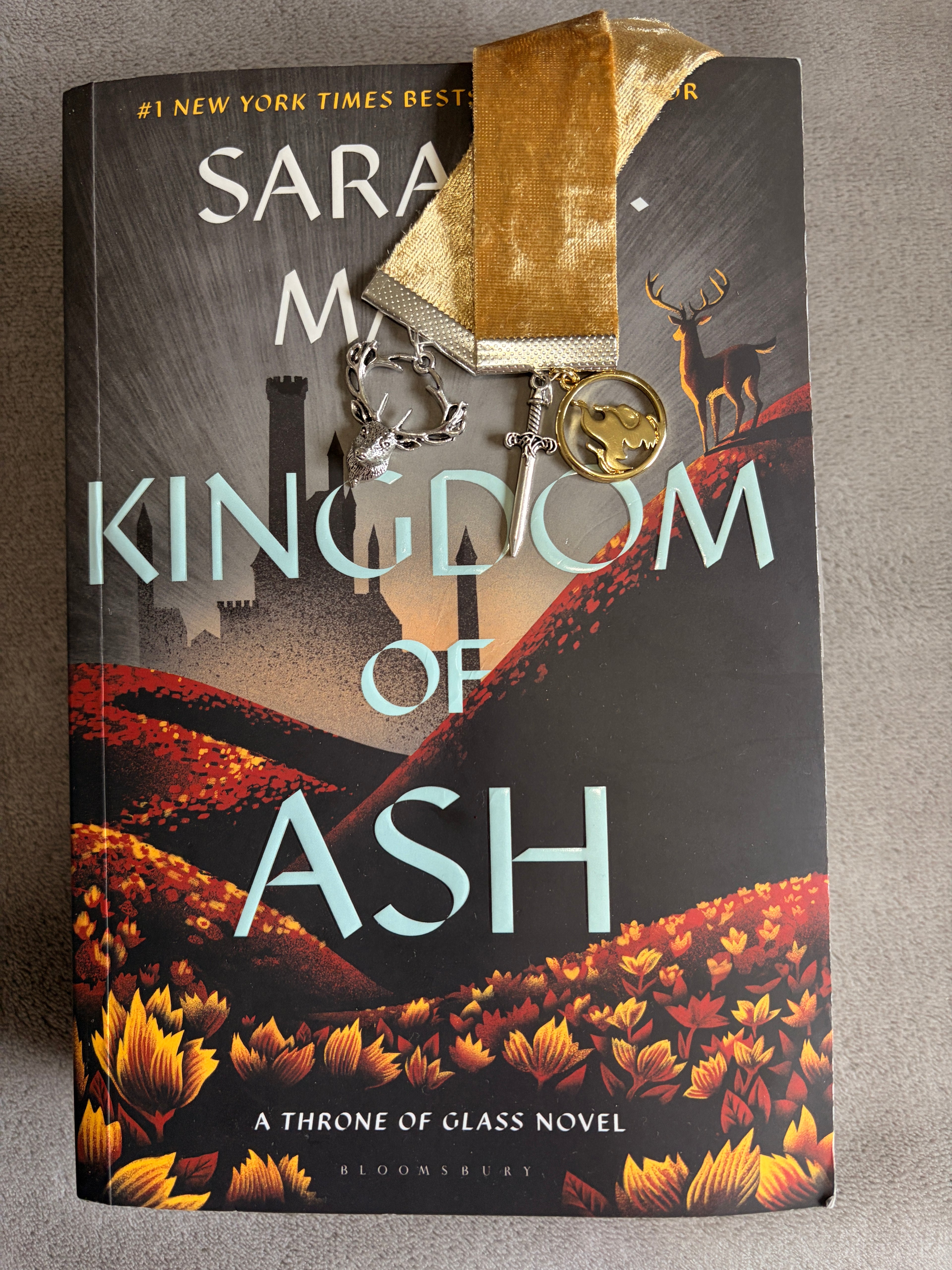 Throne of Glass Velvet Bookmark