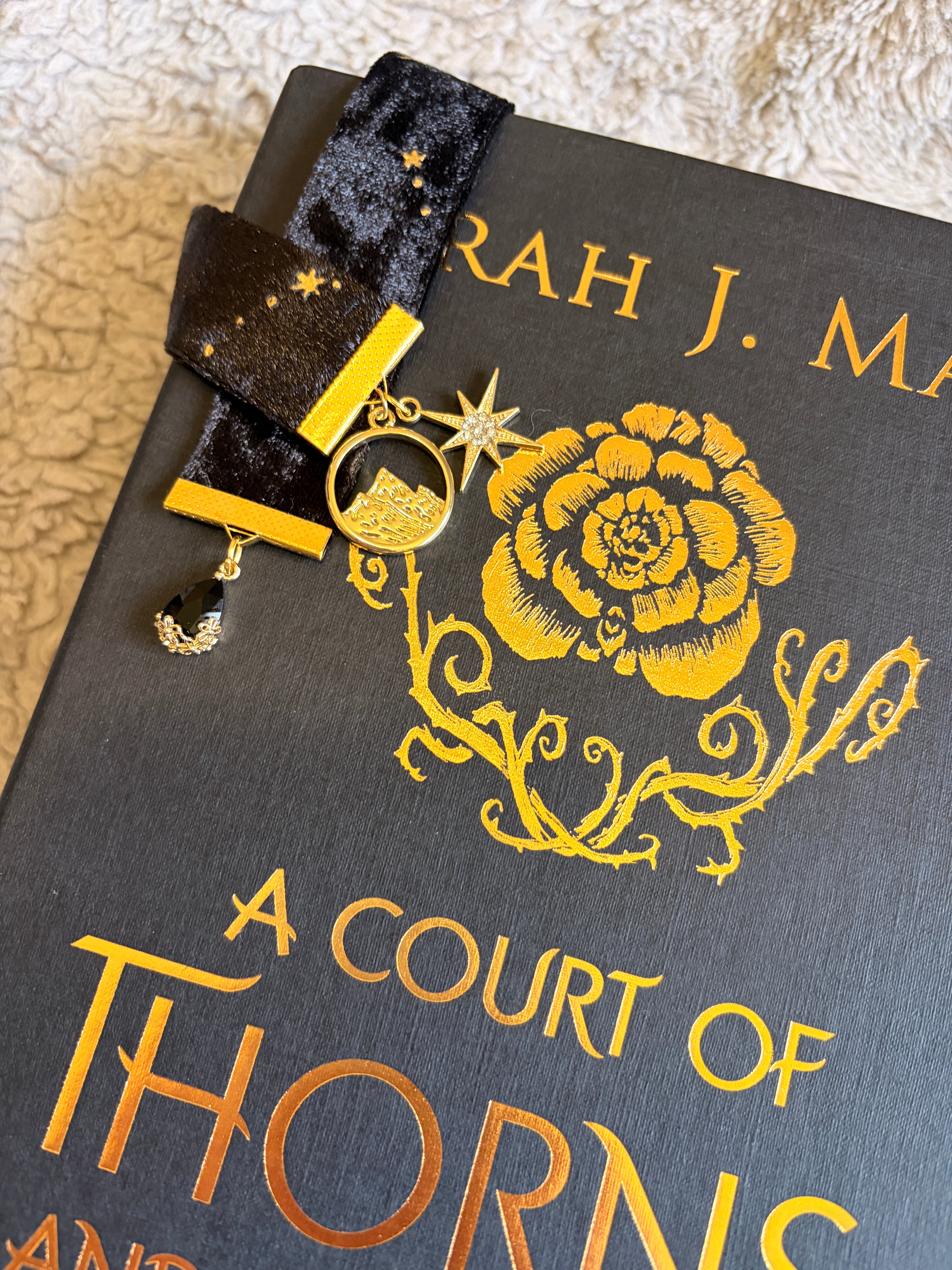 ACOTAR Night Court Velvet Bookmark