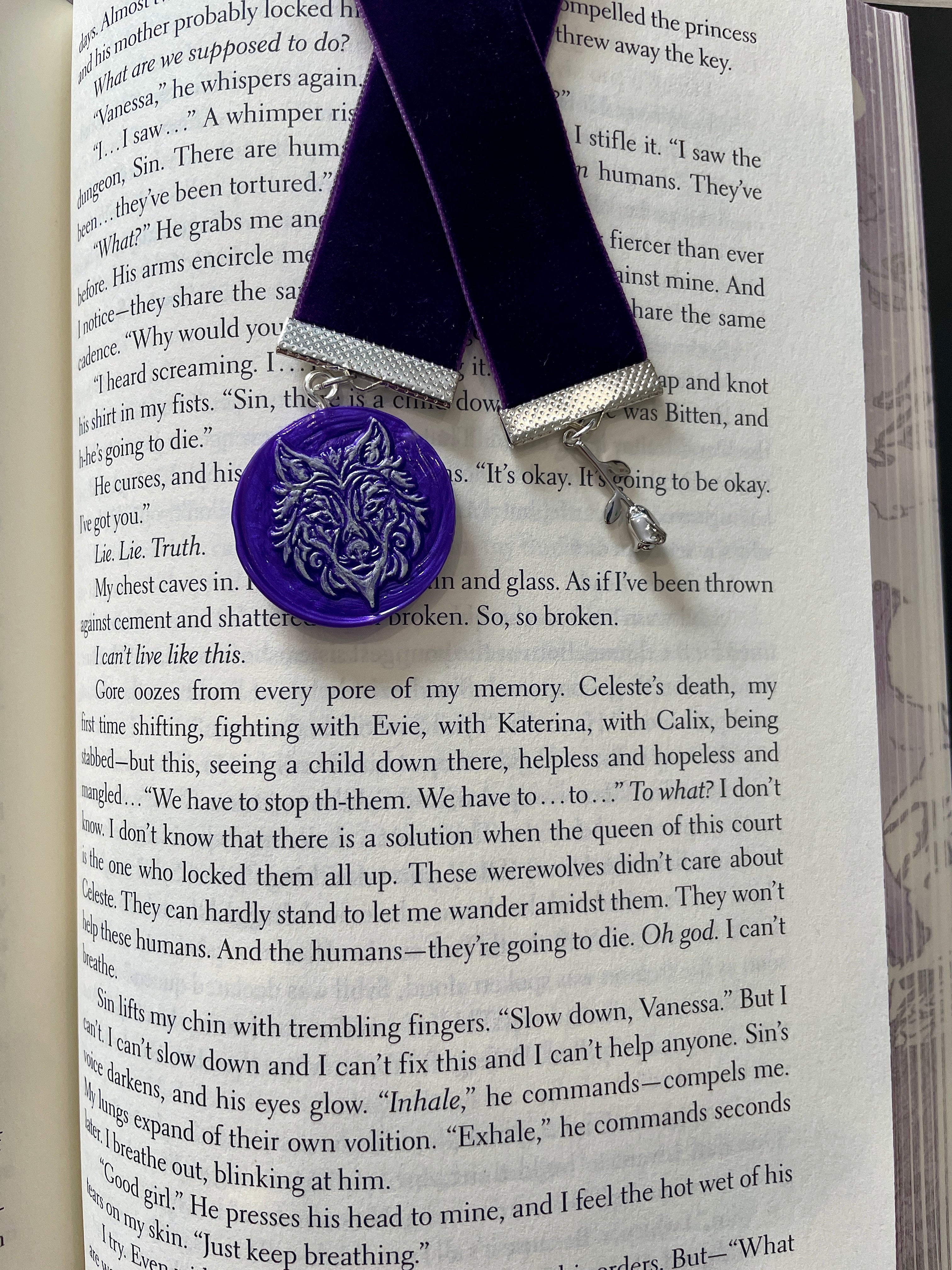 Bitten Velvet Bookmark