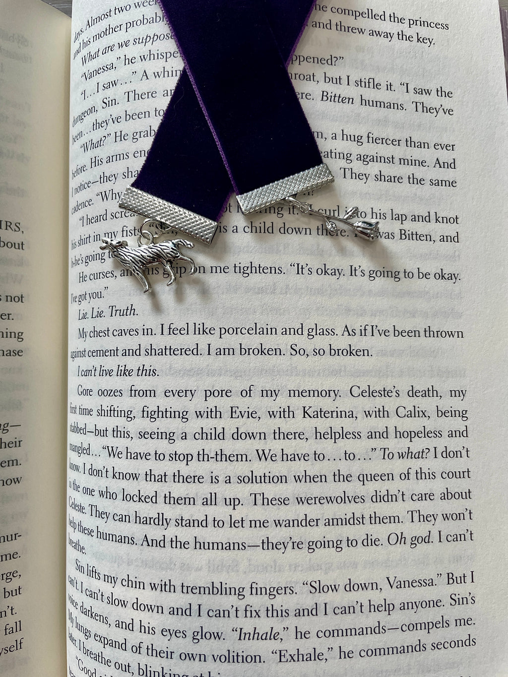 Bitten Velvet Bookmark