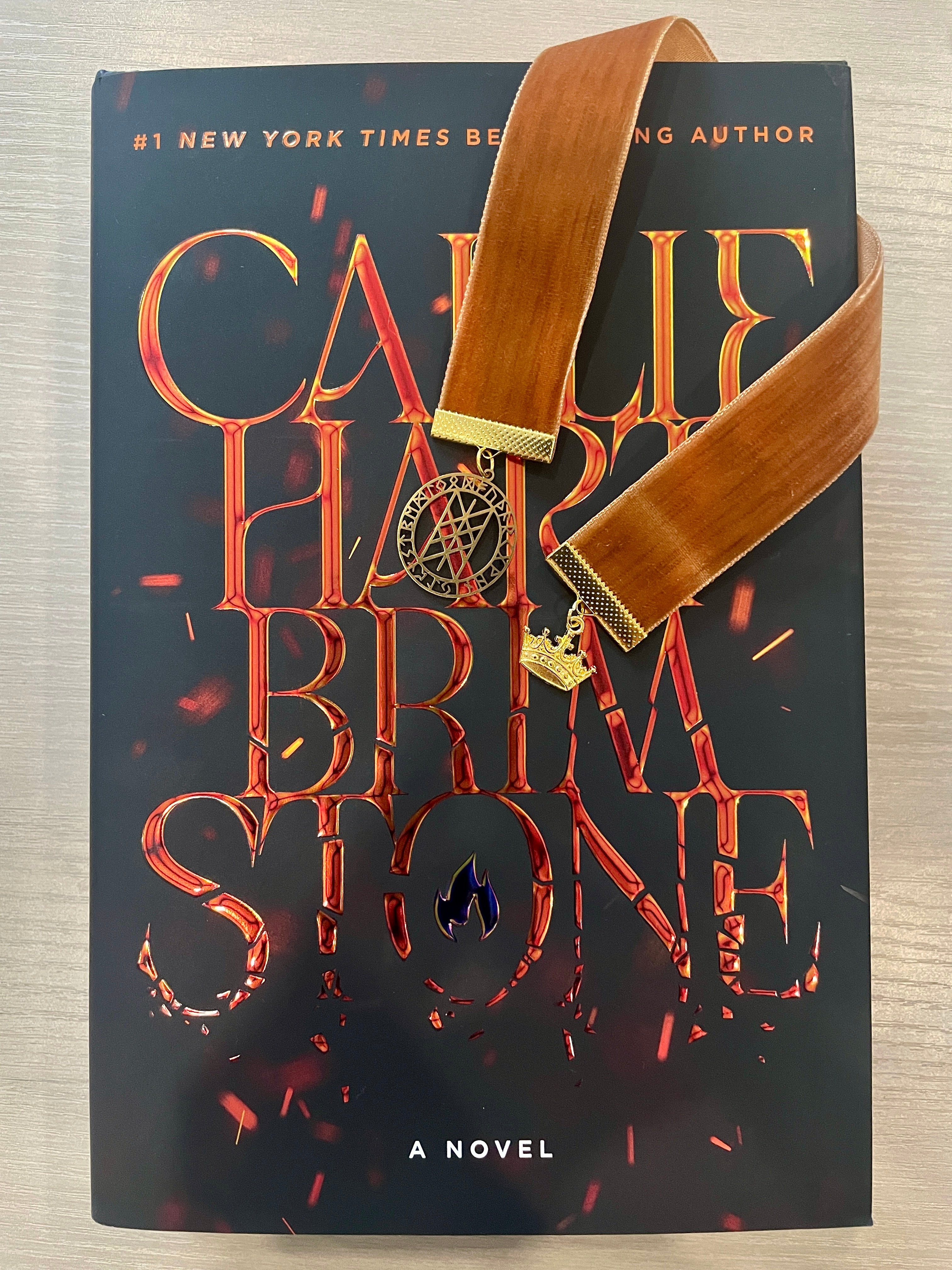 Brimstone Velvet Bookmark