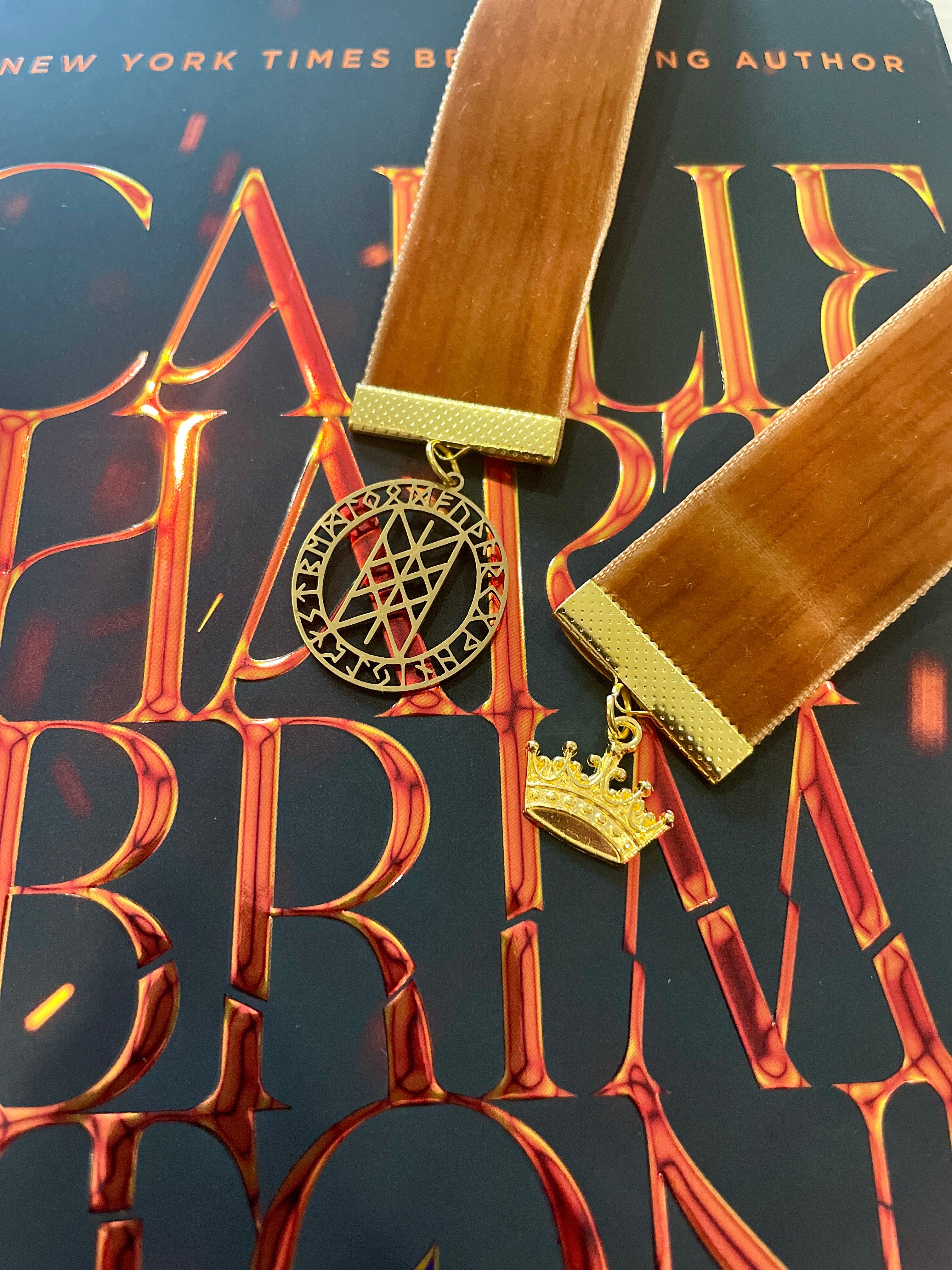 Brimstone Velvet Bookmark