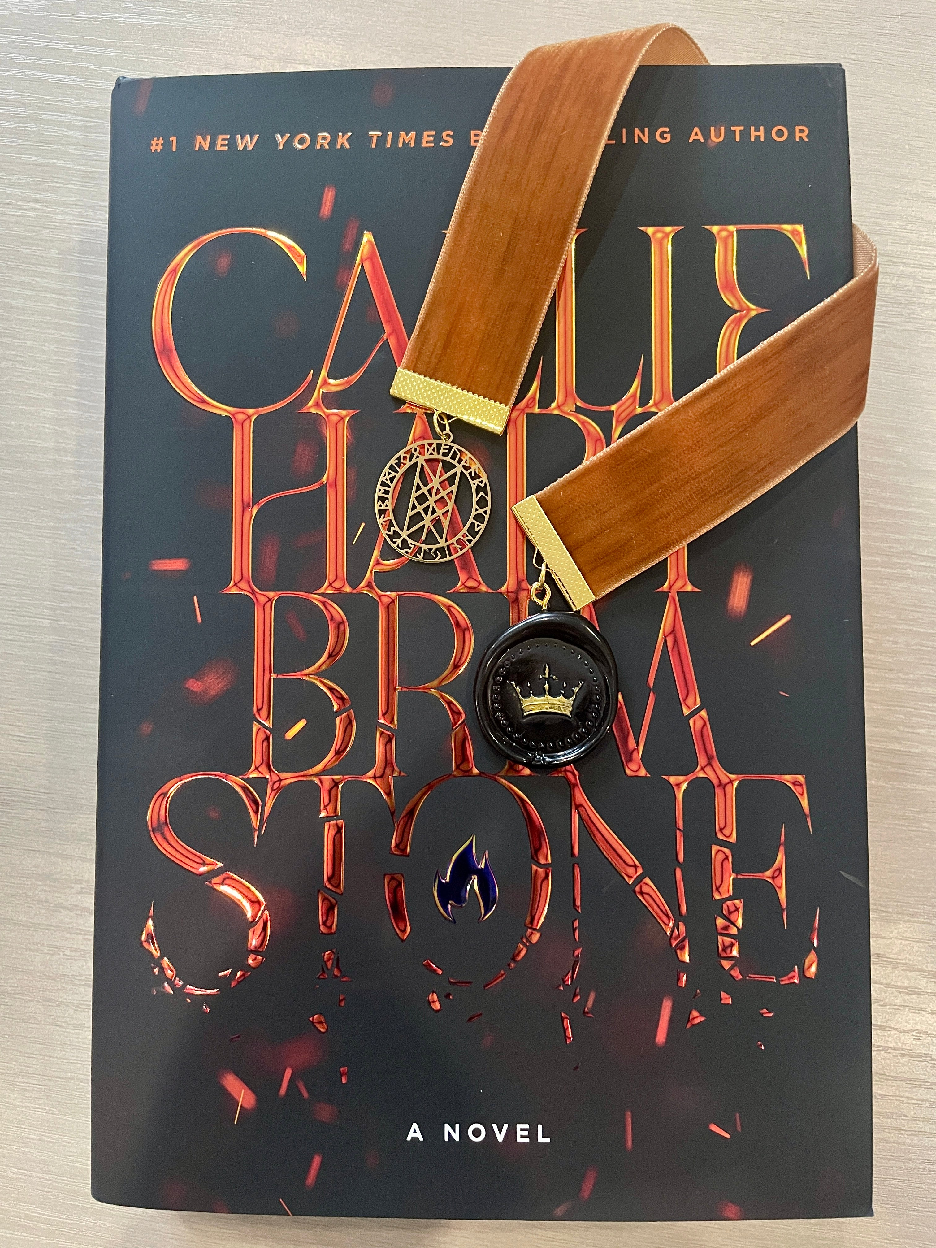 Brimstone Velvet Bookmark
