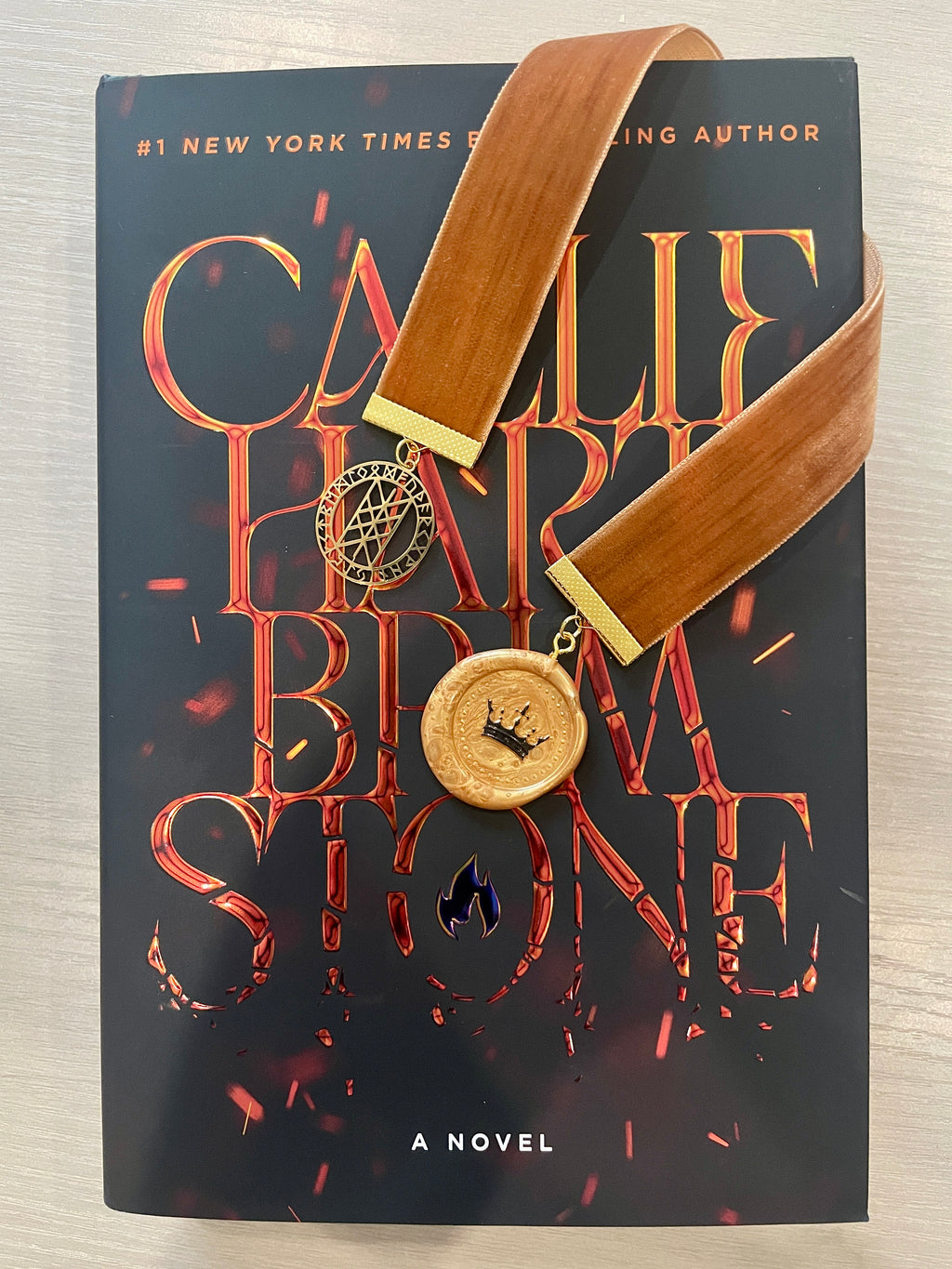 Brimstone Velvet Bookmark
