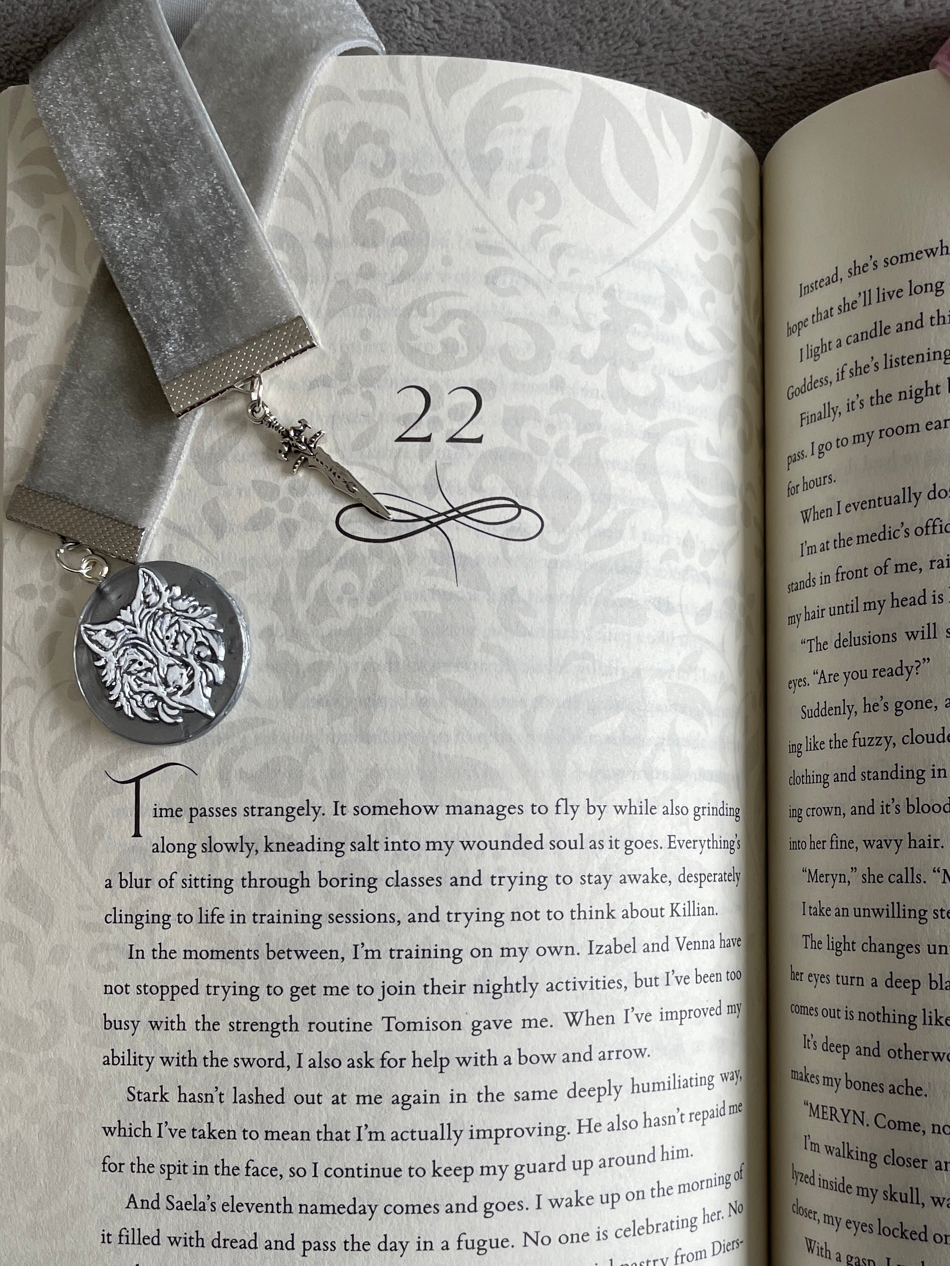 Dire Bound Velvet Bookmark