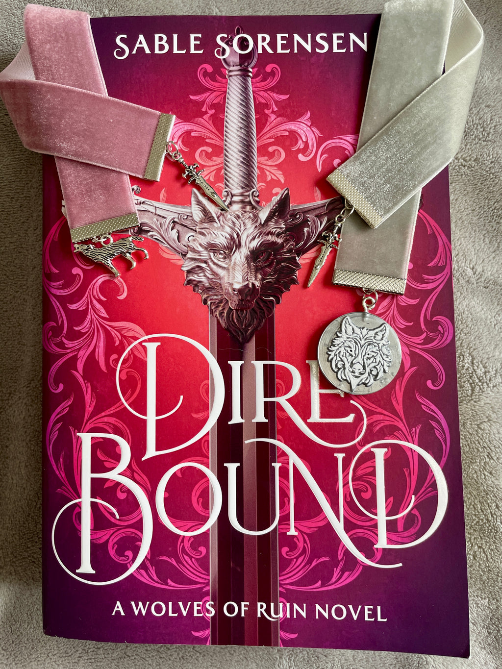 Dire Bound Velvet Bookmark