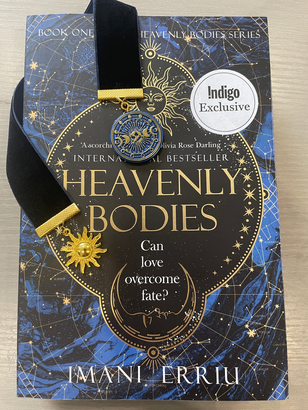 Heavenly Bodies Velvet Bookmark