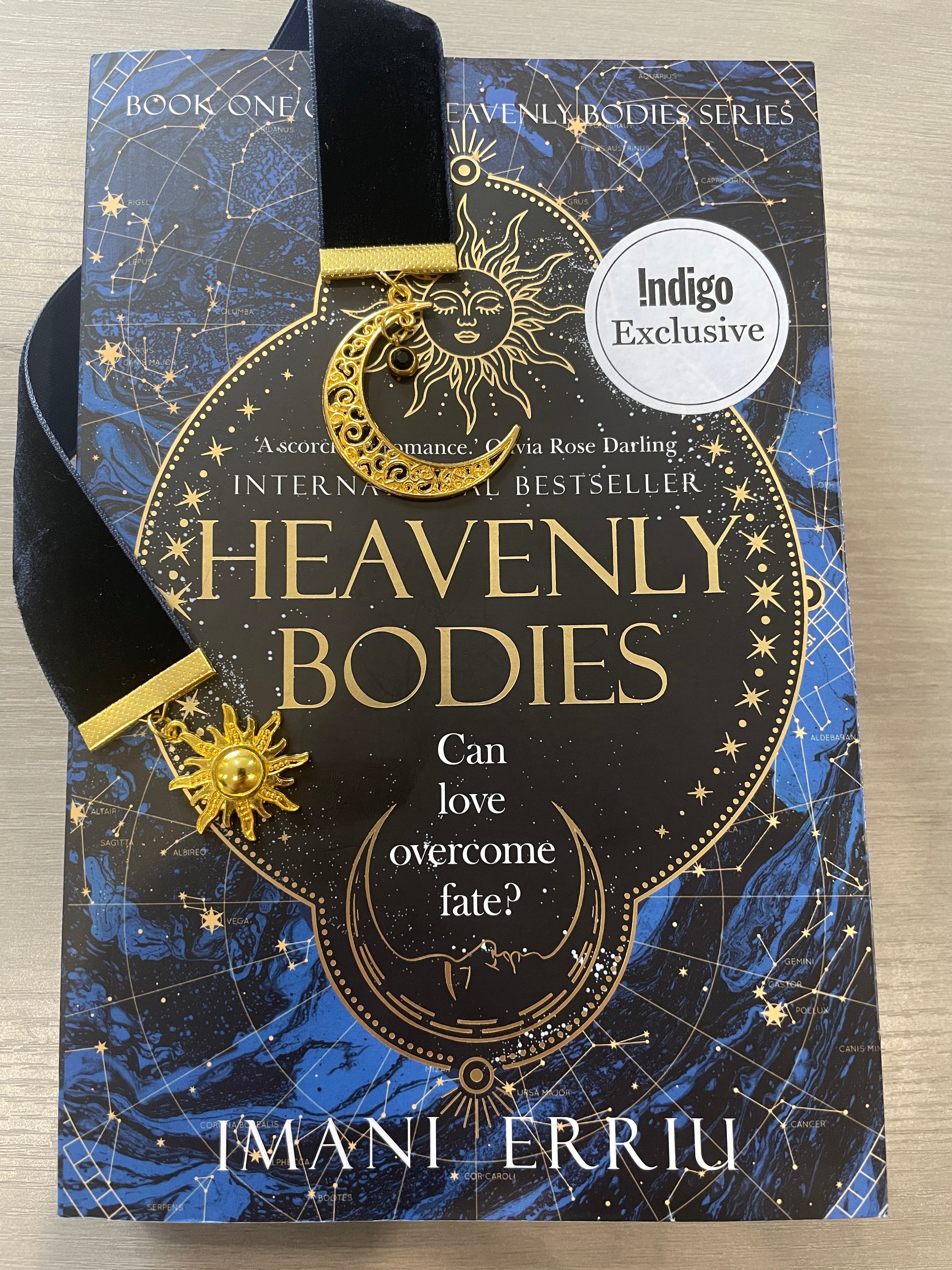 Heavenly Bodies Velvet Bookmark