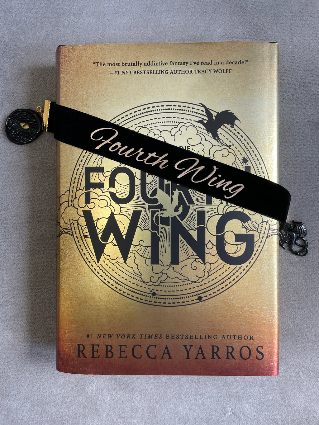 Fourth Wing Velvet Bookmark