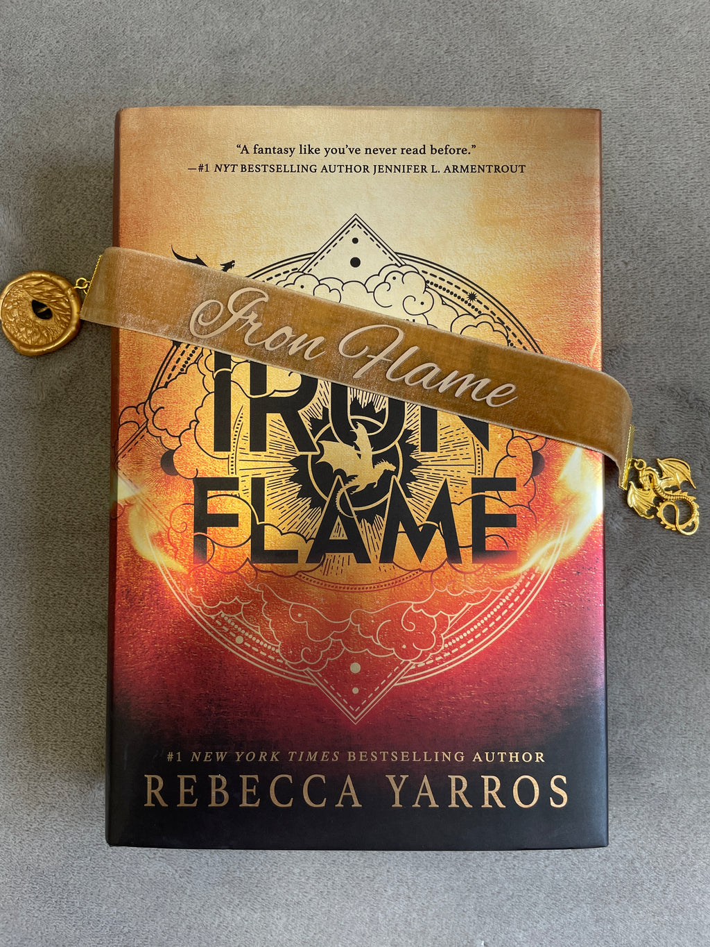 Fourth Wing Velvet Bookmark