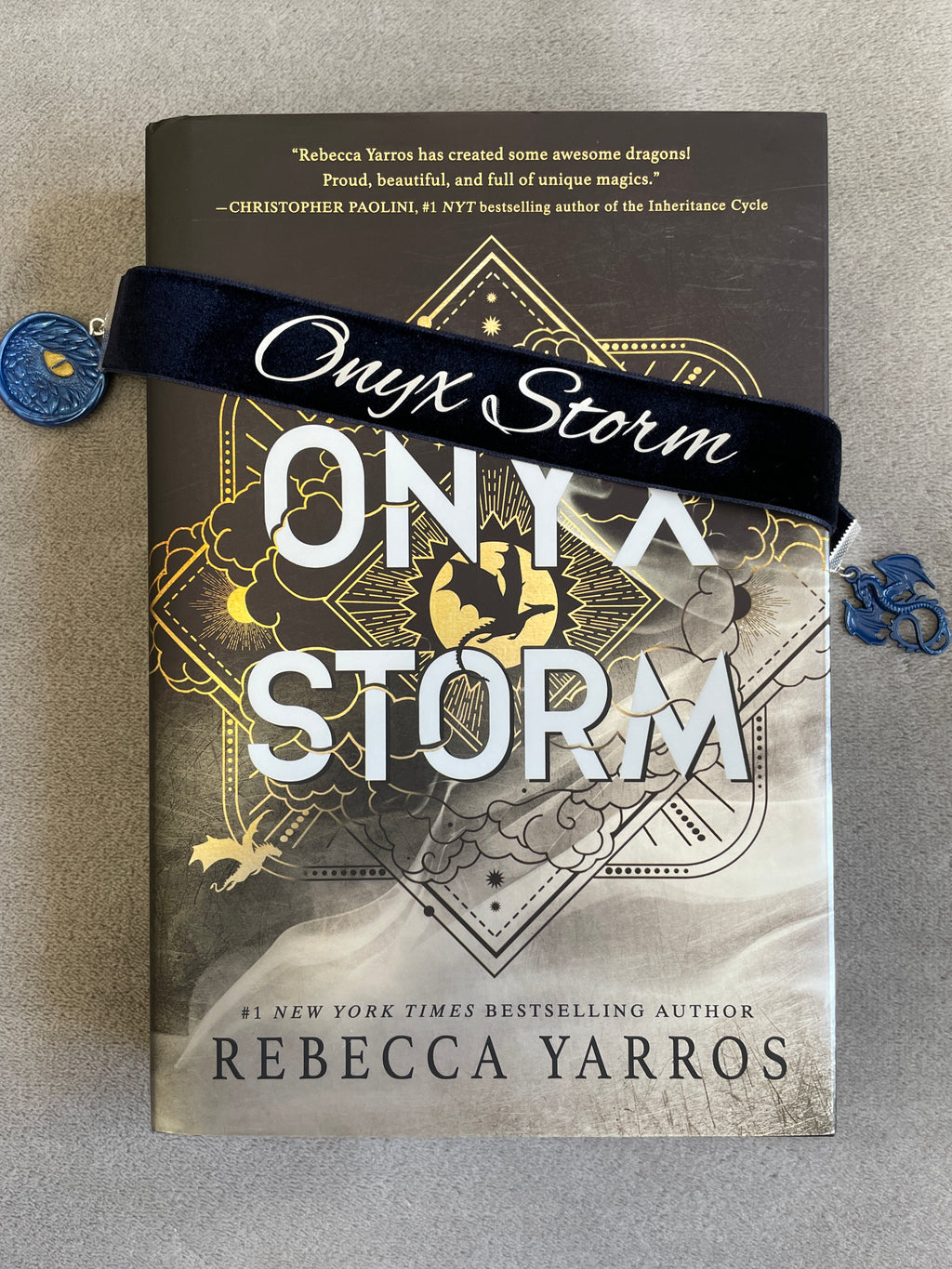 Fourth Wing Velvet Bookmark