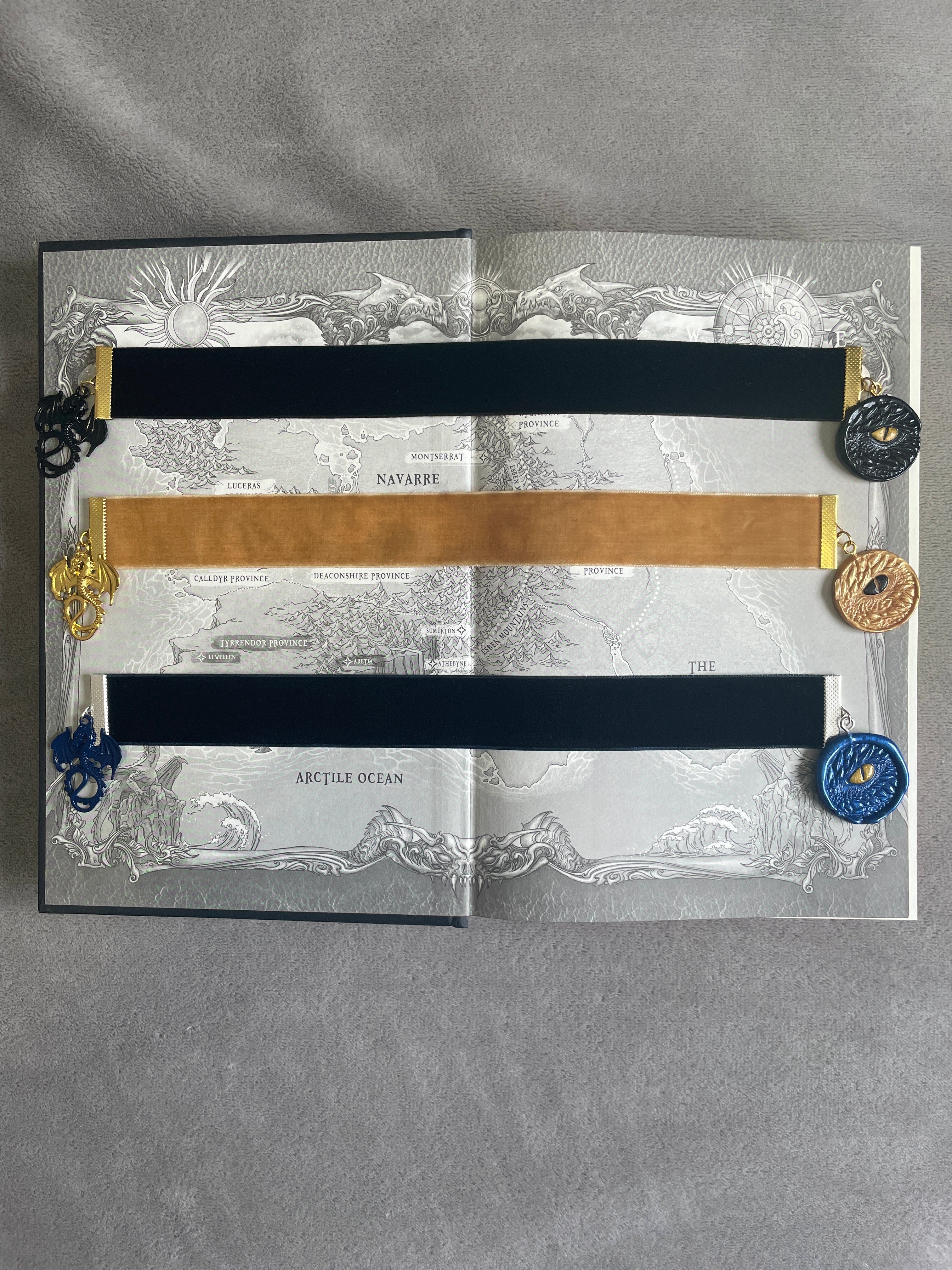 Fourth Wing Velvet Bookmark