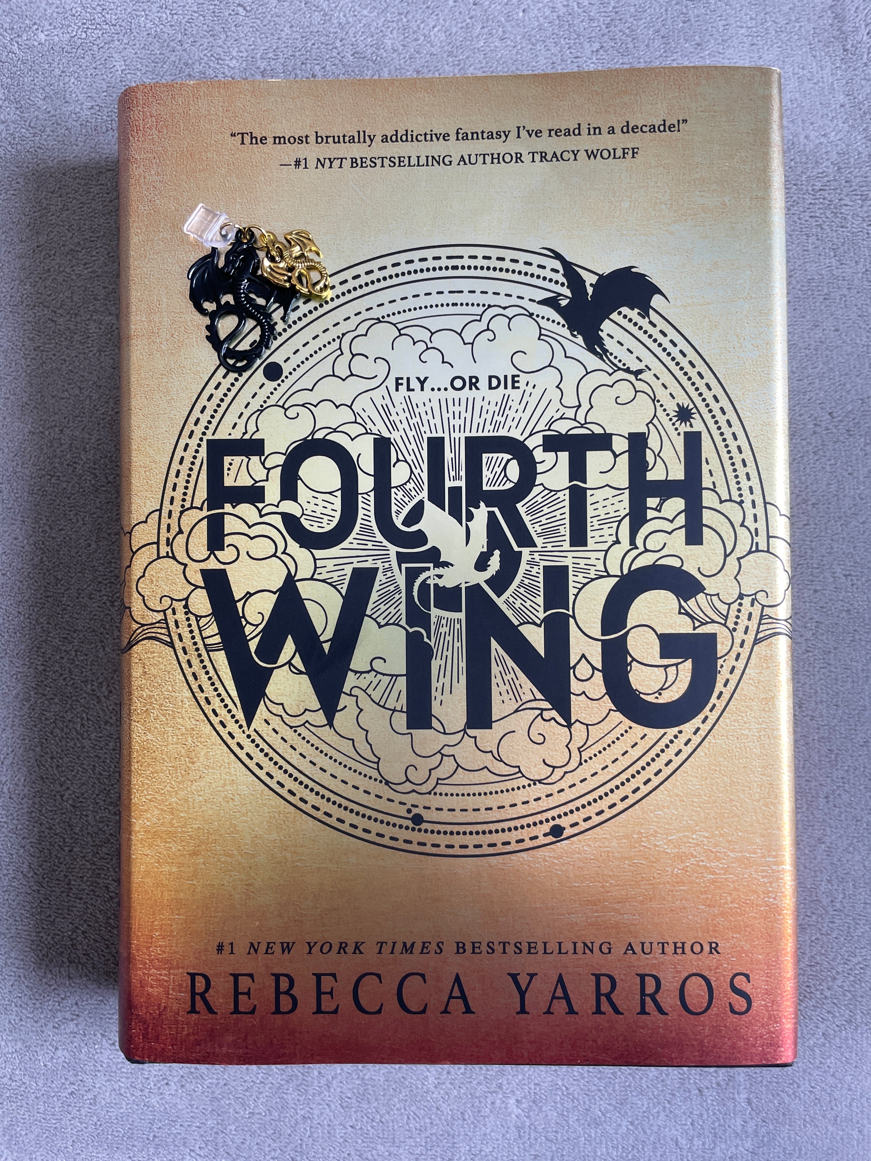 Fourth Wing Kindle Charm