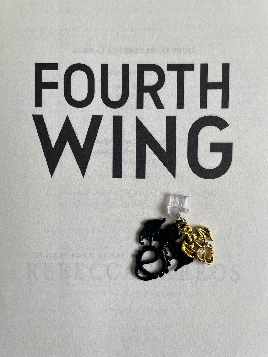 Fourth Wing Kindle Charm
