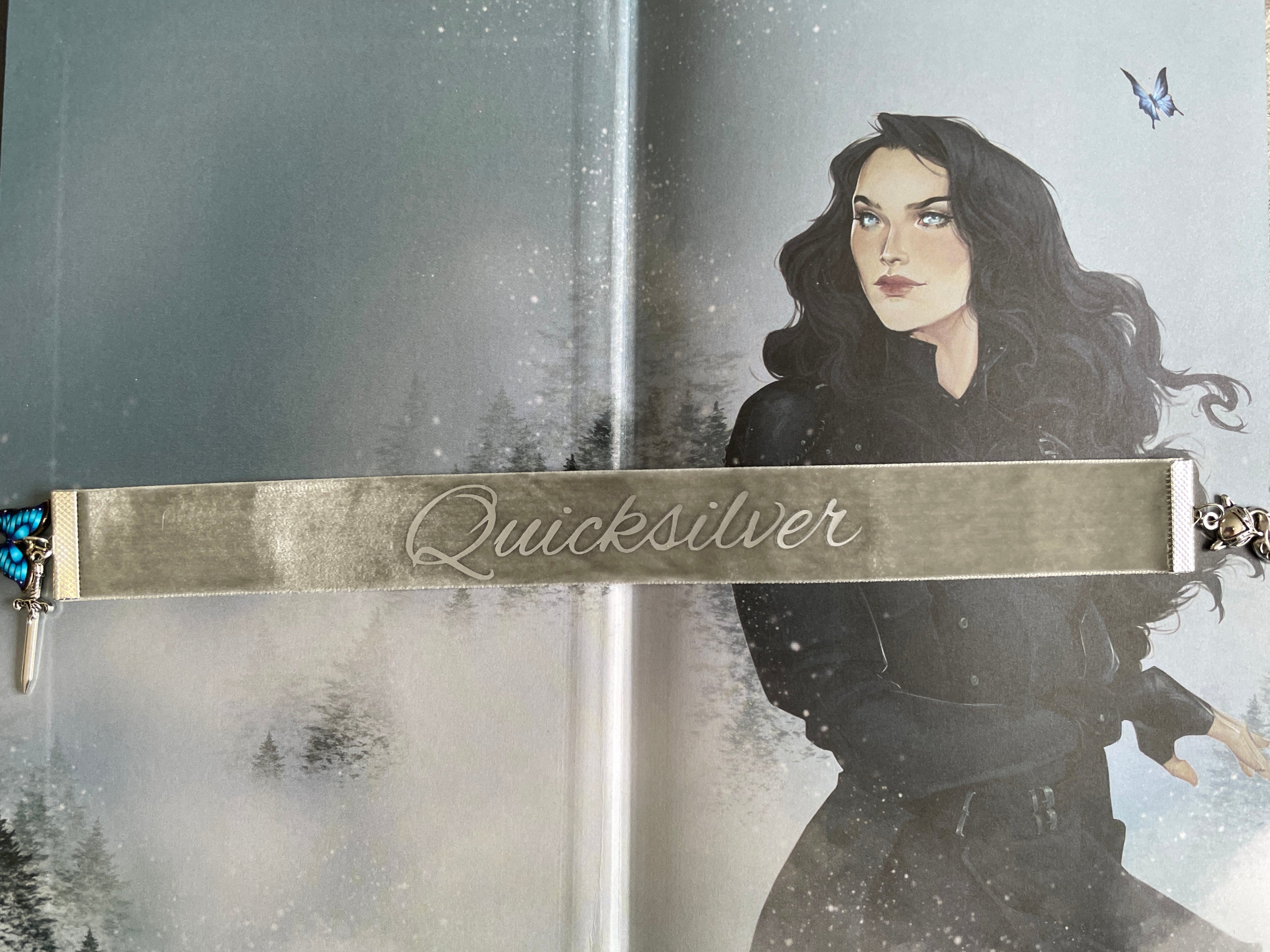 Quicksilver Velvet Bookmark