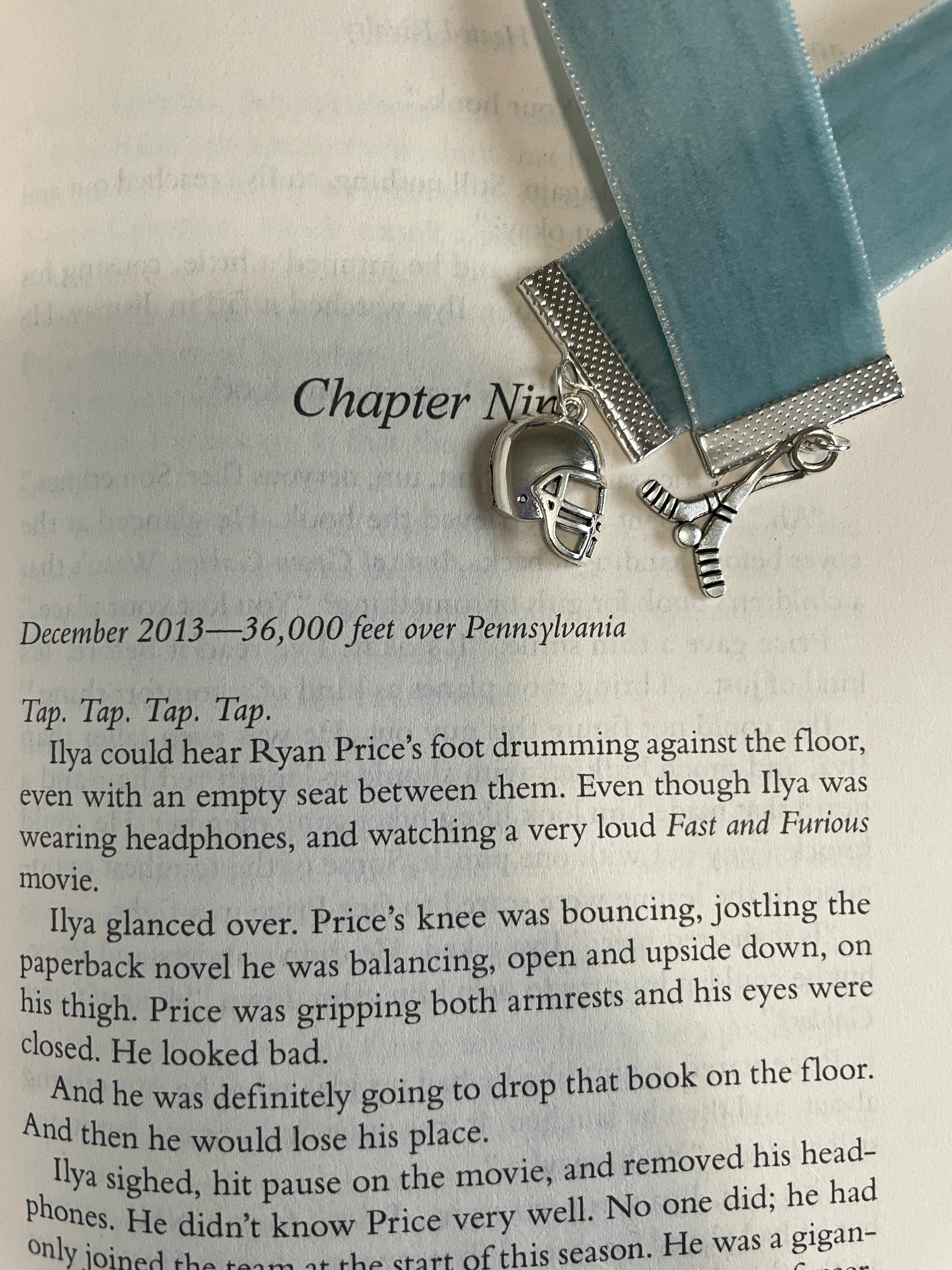 Heated Rivalry / Hockey Romance Velvet Bookmark