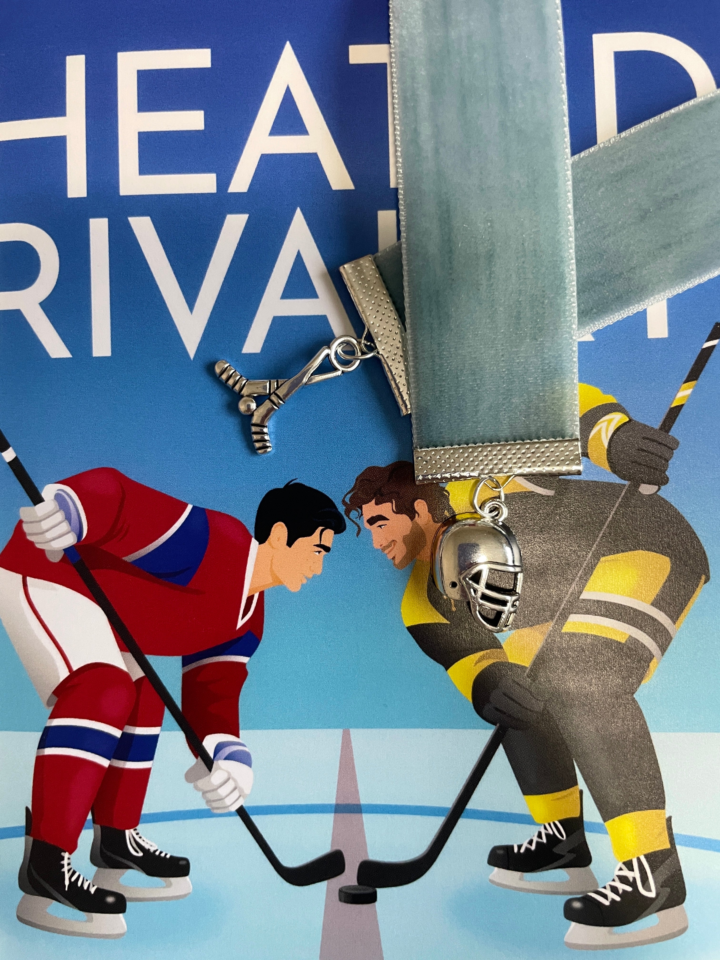 Heated Rivalry / Hockey Romance Velvet Bookmark
