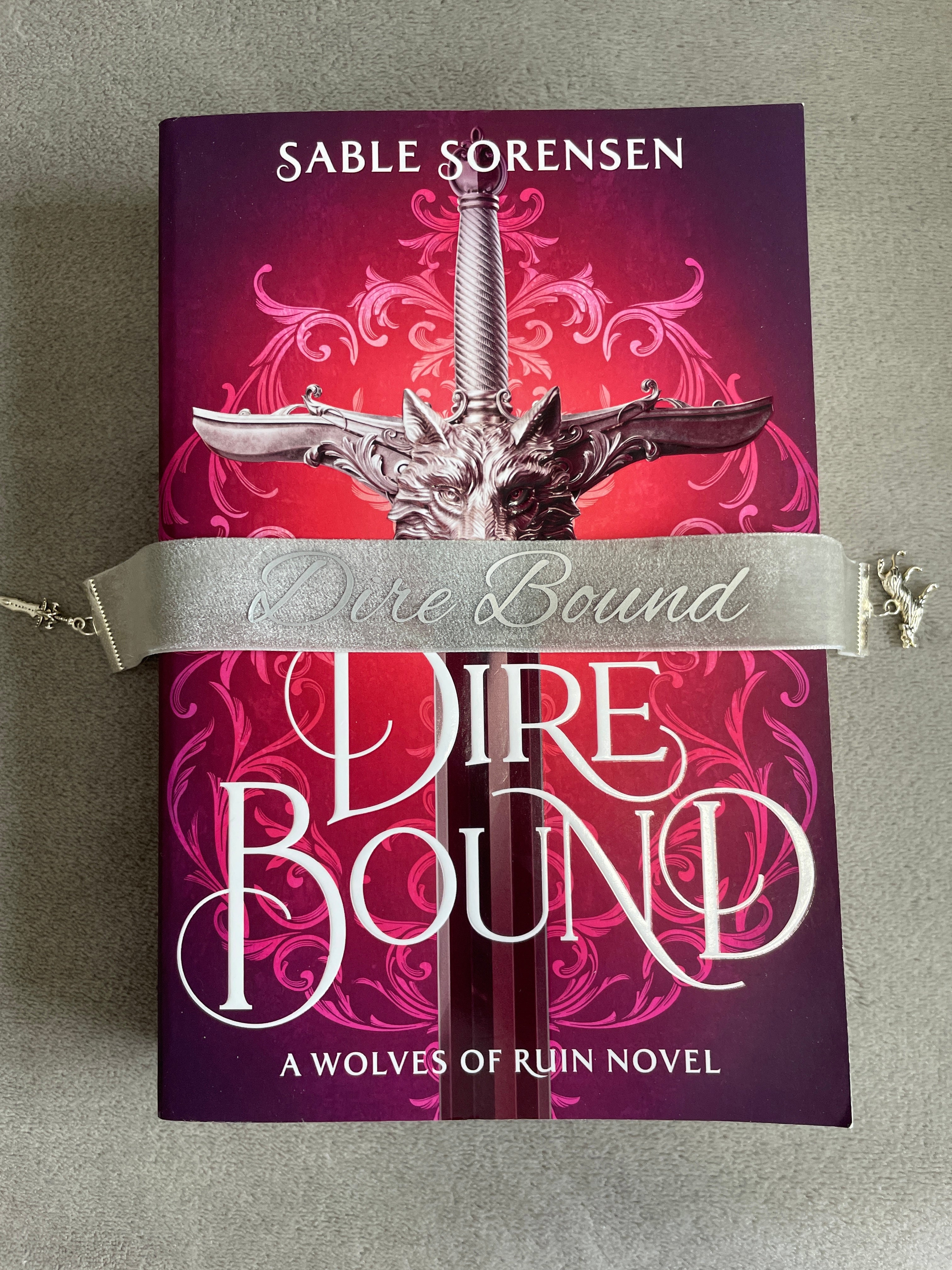 Dire Bound Velvet Bookmark